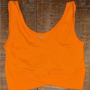 Freshwear Orange Athletic Bralette Tank Top Women’s XS | Sports Bra Style